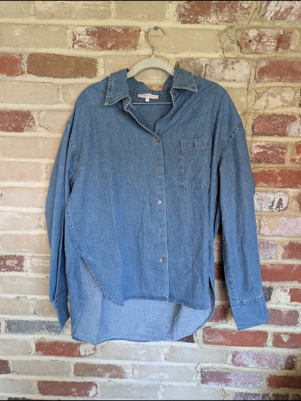 Olivaceous Light Blue Denim Shirt